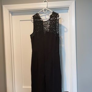 Three dots black jumpsuit